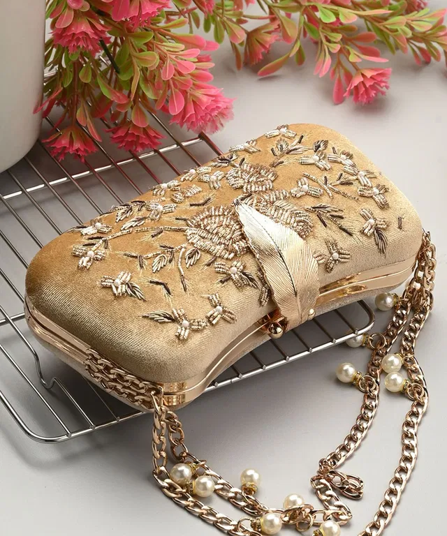 Toobacraft Party Gold  Clutch