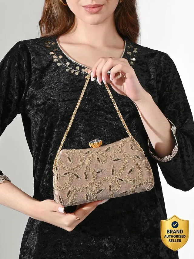Lavie Signature Casual Pink  Clutch
