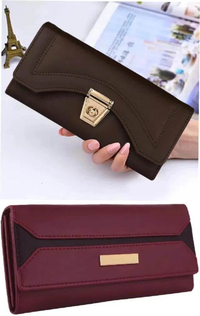 Le Loot Casual, Party, Formal Brown, Maroon  Clutch
