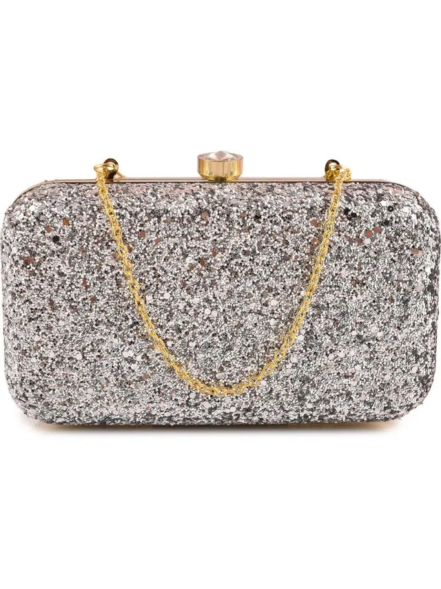 AILTINO Party Silver  Clutch