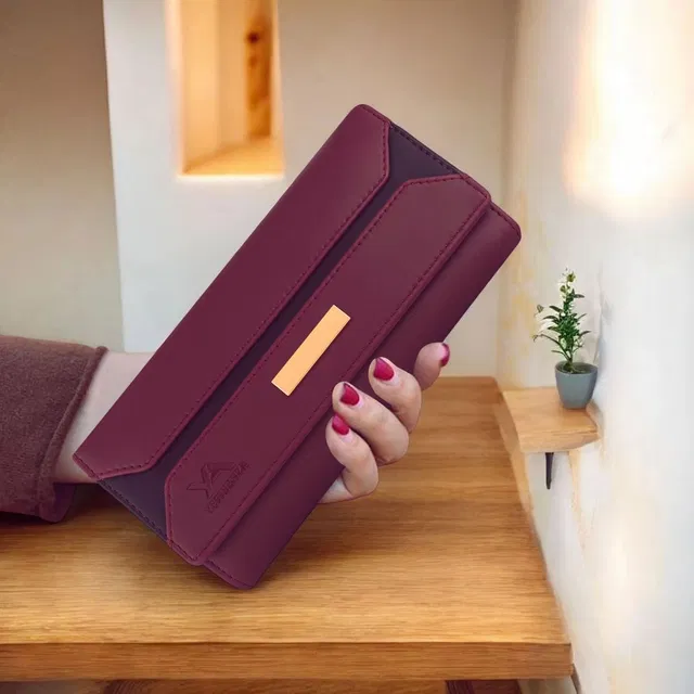 YESSBENZA Casual, Party, Formal, Sports Maroon, Black  Clutch