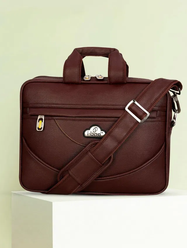 i-bag Men & Women Brown Messenger Bag