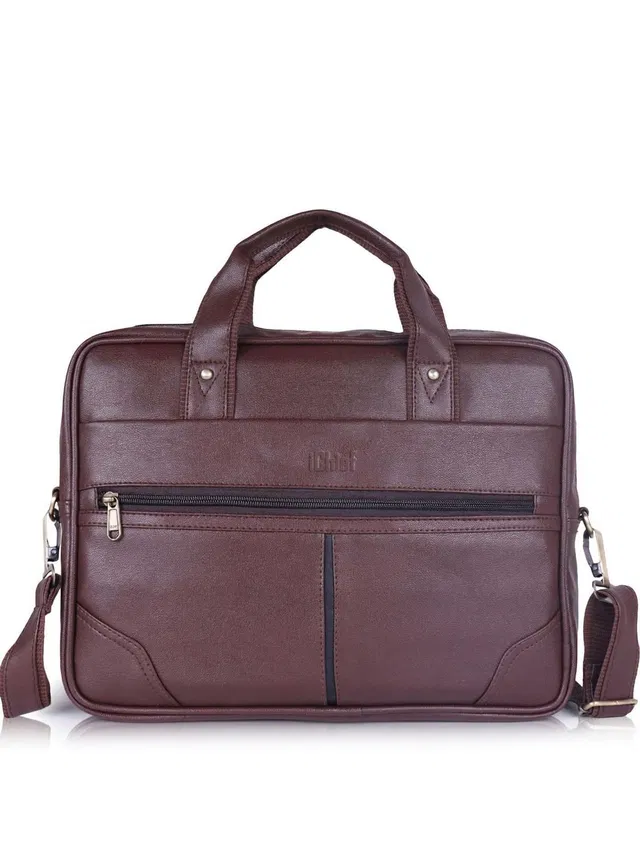 ICHIEF Men Brown Messenger Bag