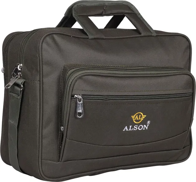 Alson Men & Women Green Messenger Bag