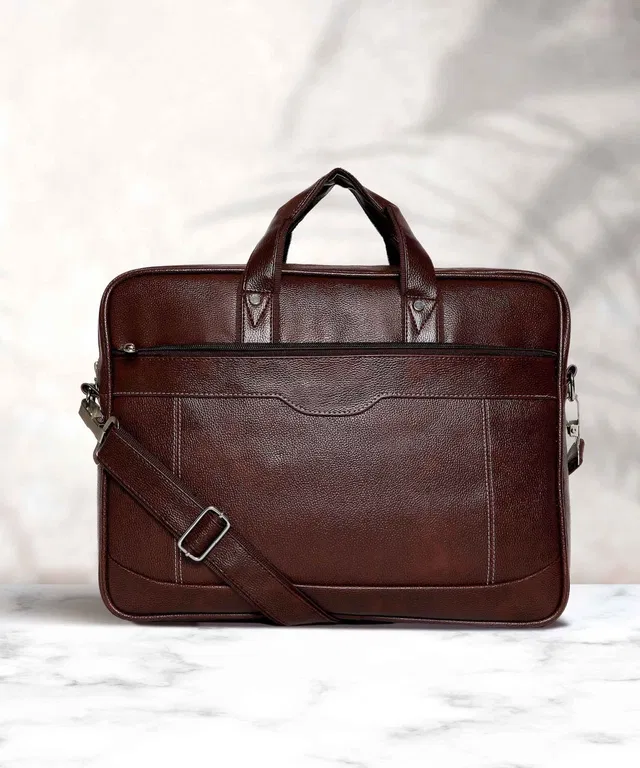 Alison Men Brown Messenger Bag