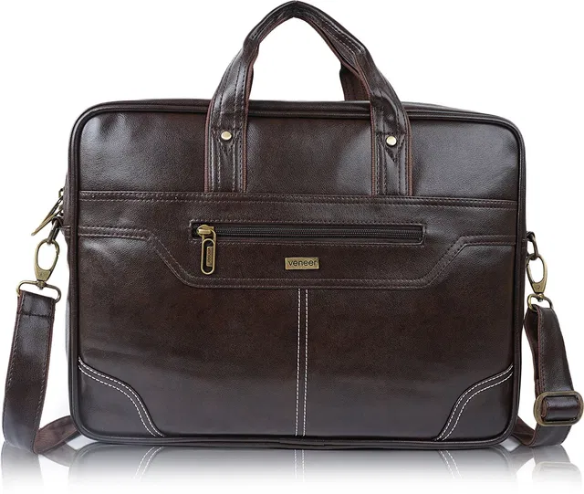 Veneer Men Brown Messenger Bag