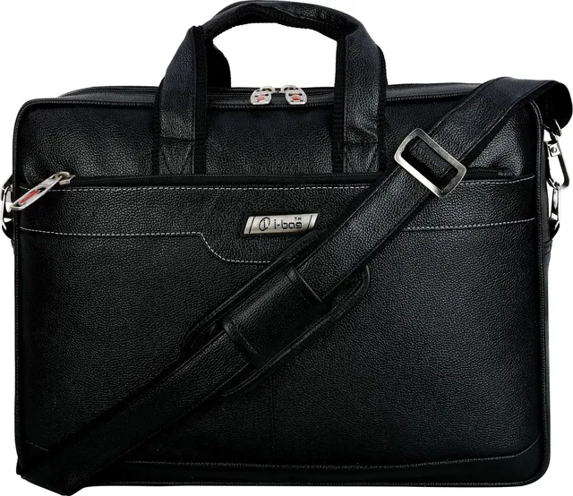 i-bag Men Black Messenger Bag