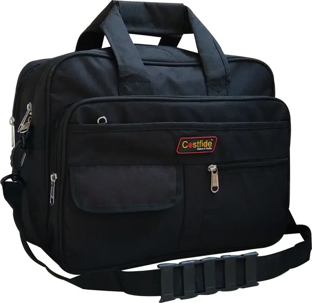 Costfide Men Black Messenger Bag