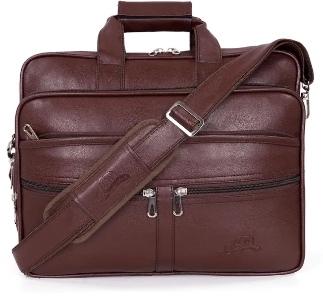 Leatherworld Professional Office Laptop Messenger Bag