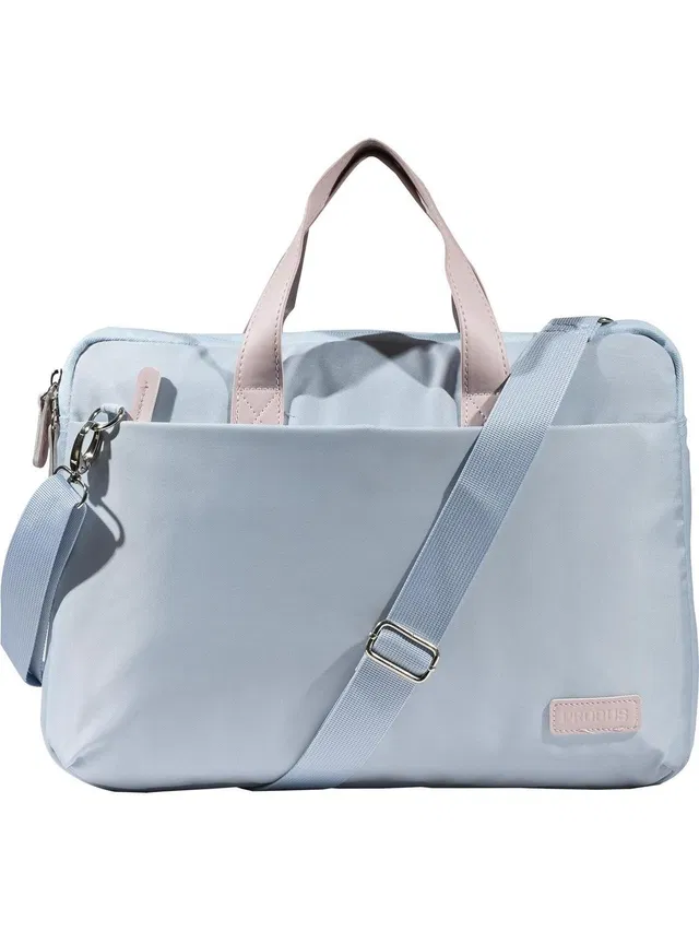 Probus 13.3 Inch Laptop Messenger Bag With Shock Absorbing Inner Padding - Blue Messenger Bag