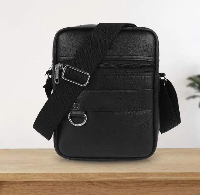bellira Black Messenger Bag Tan Men Sling Bag Waterproof Sling Bag (Tan, 5 L)