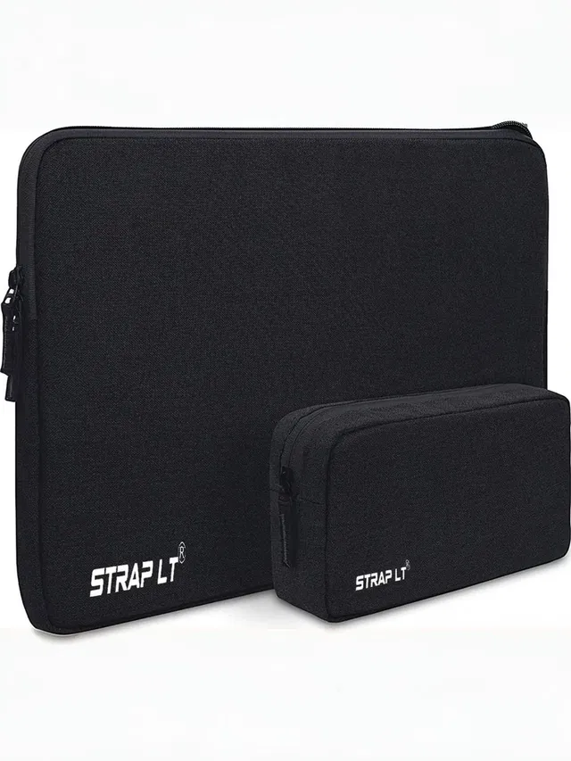 Straplt Laptop Bag Sleeve For 15.6-16 Inch Laptop Case Cover Pro,With Charger Pouch Case Waterproof Laptop Sleeve/Cover