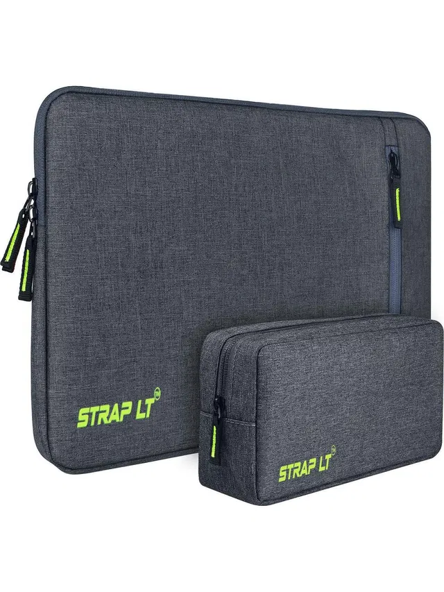 Straplt Laptop Bag Sleeve For 14.6-15 Inch Laptop Case Cover Pro,With Charger Pouch Case Waterproof Laptop Sleeve/Cover