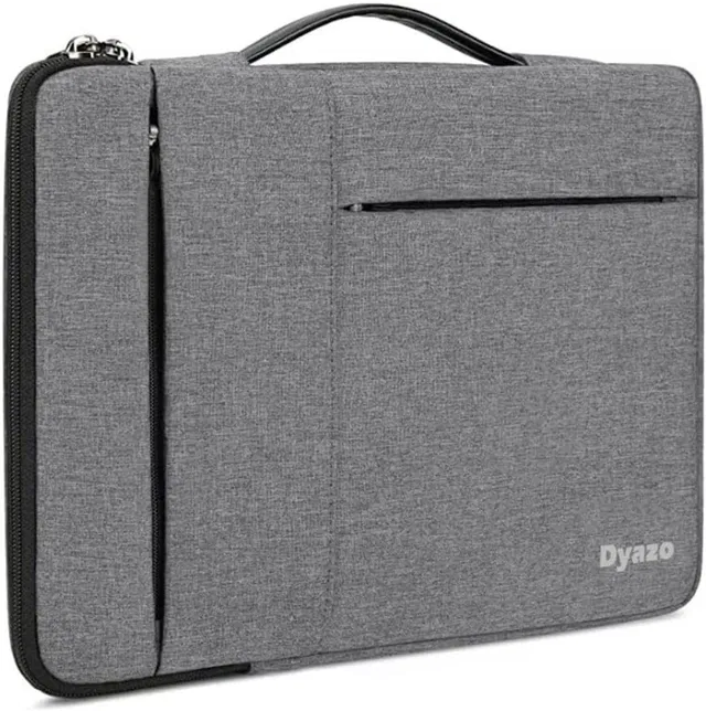 Dyazo Plus 15.6 Inch Laptop Sleeve Cover with Handle & Two Front Accessories Pockets Laptop Bag
