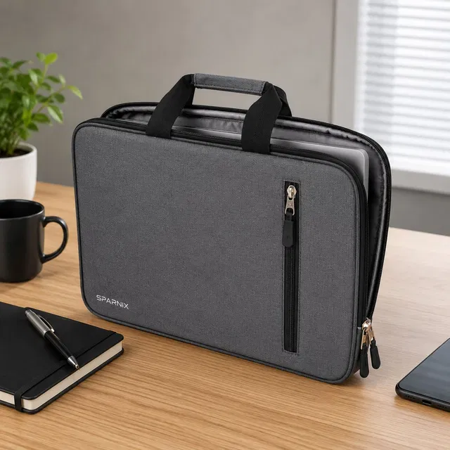 ADTOO Laptop Sleeve Bag, with Handle and Zipper Pocket, for 15.6 Inch Laptop Sleeve/Cover