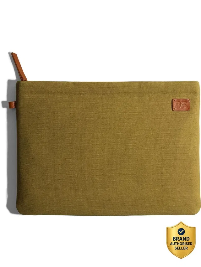 DailyObjects Olive Green Skipper Sleeve Large - MacBook/Laptop up to 15 inch Laptop Sleeve/Cover