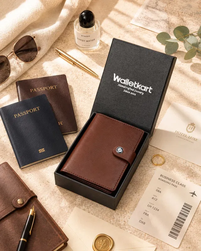Walletkart Classic Passport Holder Wallet for Men & Women