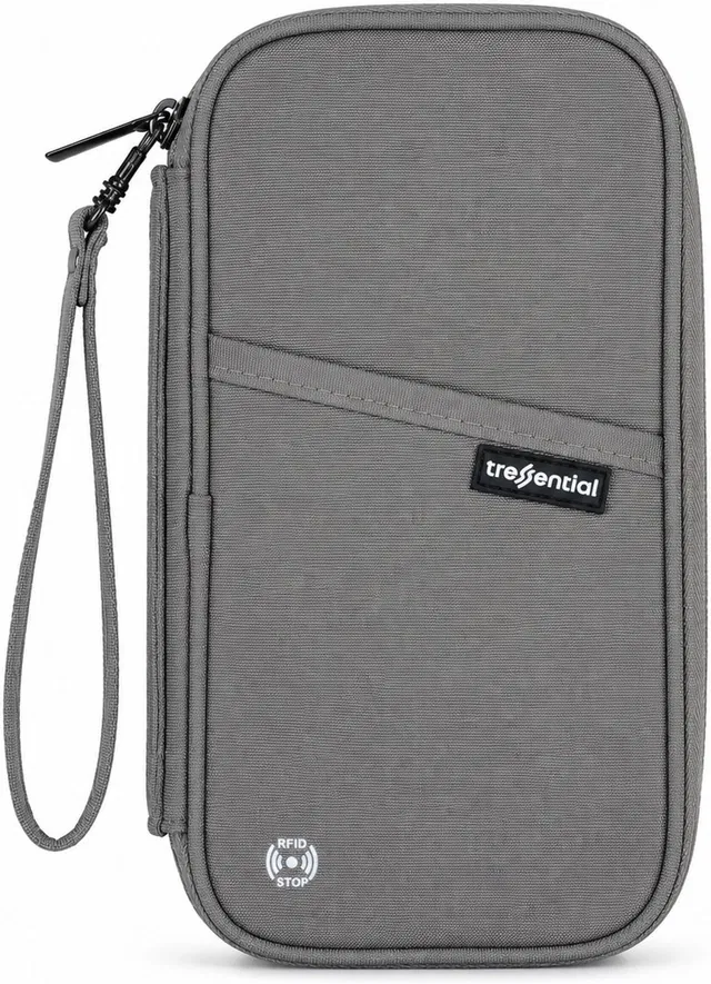 Tressential Waterproof Passport Holder Travel Organizer Wallet with RFID Block