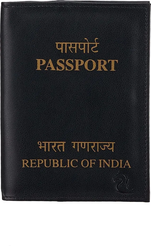 KARA Leather Passport Cover | Travel Friendly | Case | For Men & Women