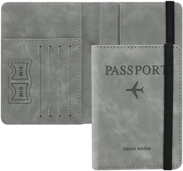 OXXIHOME Passport Holder Cover Travel Wallet Organiser, (Multicolor)