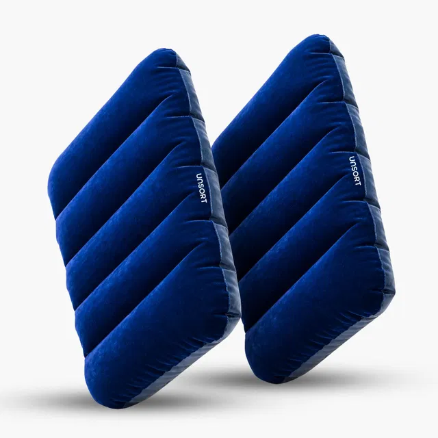 UNSORT Air Travel Pillow Pack of 2 Solid NA