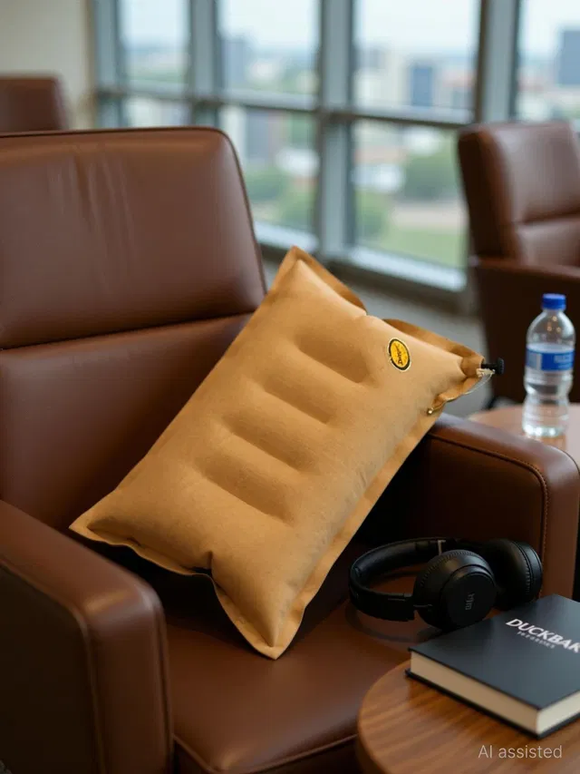 DUCKBACK Air Travel Pillow Pack of 1 Solid Pillow