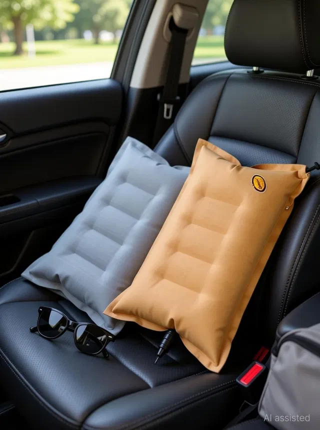 DUCKBACK Air Travel Pillow Pack of 2 Solid Pillow