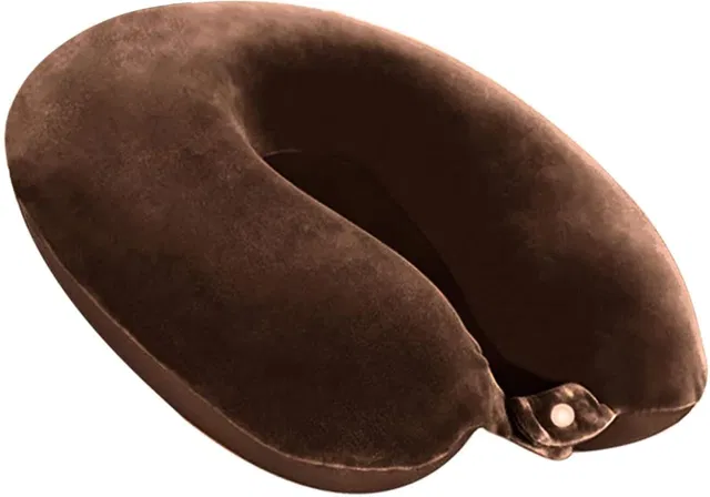 YASHTU Microfibre Travel Pillow Pack of 1 Solid