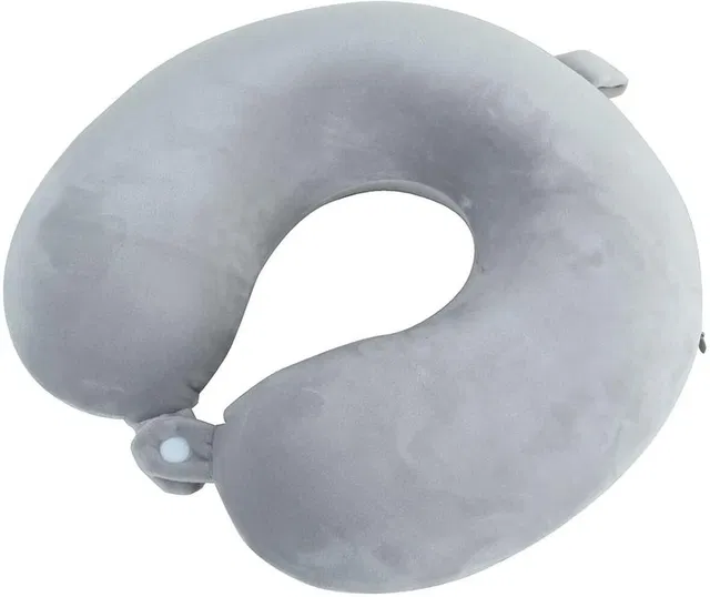 YASHTU Microfibre Travel Pillow Pack of 1 Solid
