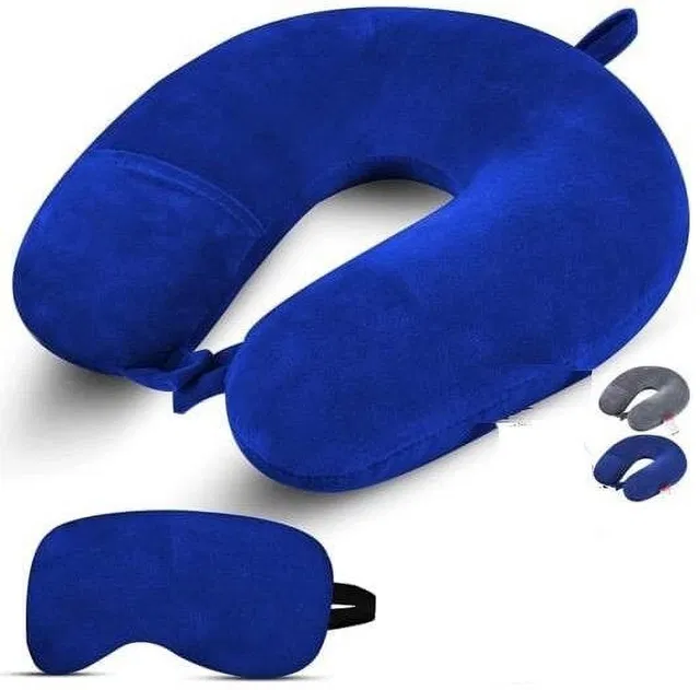 J S R Polyester Fibre Travel Pillow Pack of 1 Abstract Fashion