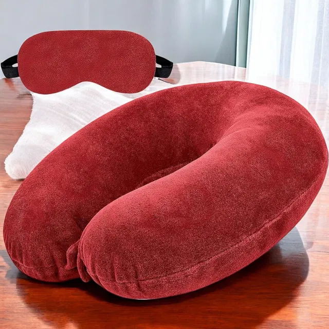 TrendTryst Ball Fibre Travel Pillow Pack of 1 Nature Fashion