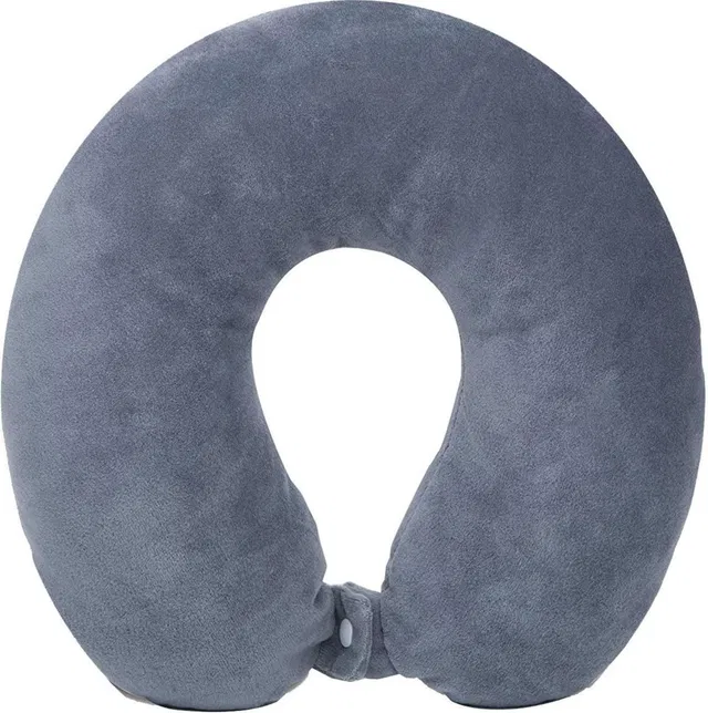 OHSTORE Microfibre Travel Pillow Pack of 1 Solid u-shape cushion