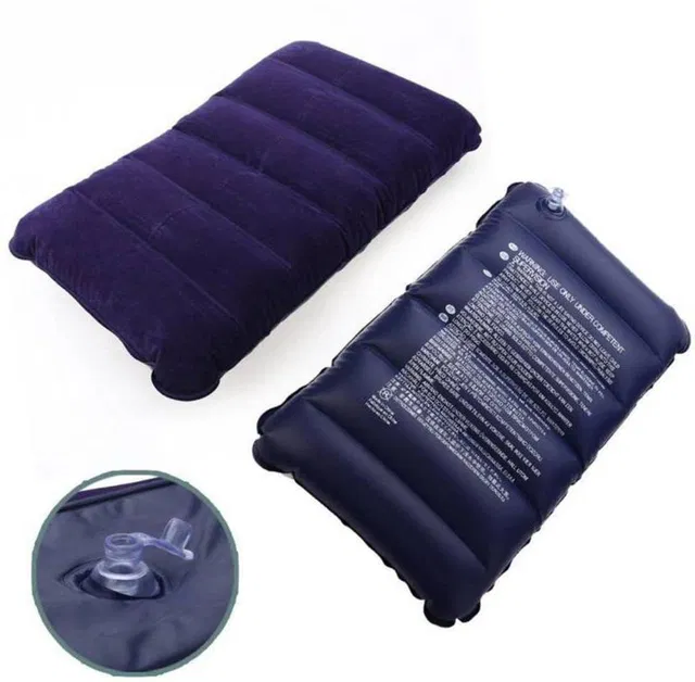 KS MART Air Travel Pillow Pack of 2 Solid TRAVEL PILLOW
