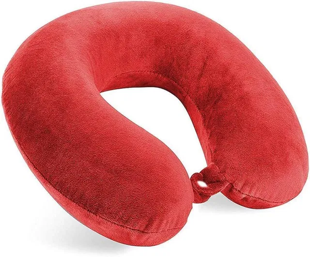 J S R Polyester Fibre Travel Pillow Pack of 1 Abstract Fashion