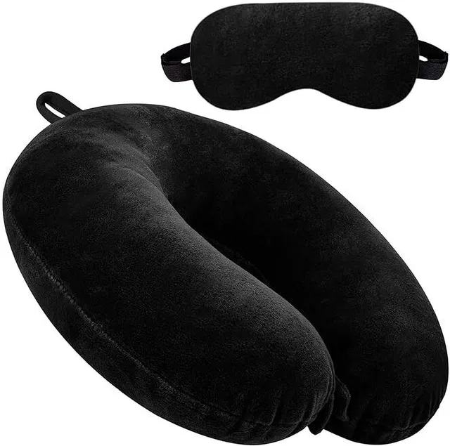 J S R Polyester Fibre Travel Pillow Pack of 1 Abstract Fashion