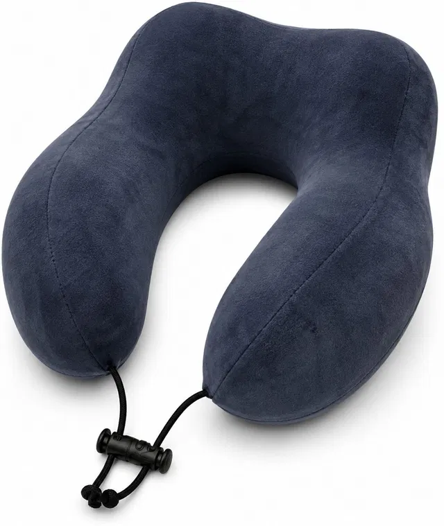 SlumberOrtho Memory Foam Travel Pillow Pack of 1 Solid