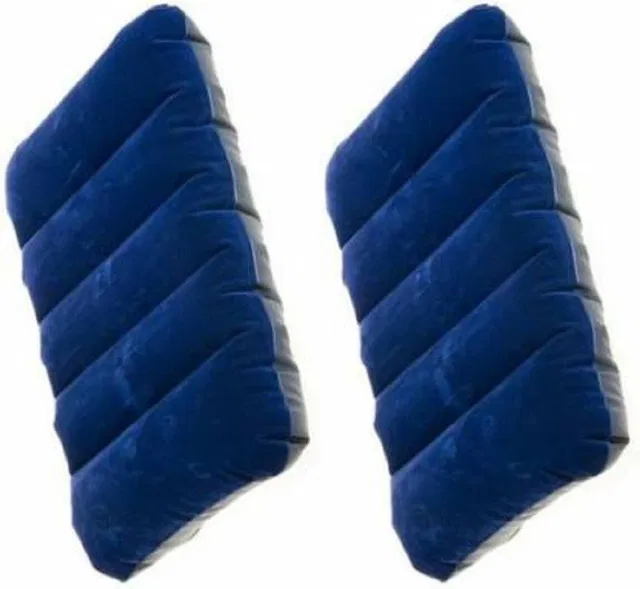 GVJ TRADERS Air Travel Pillow Pack of 2 Solid