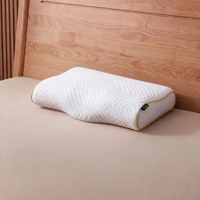 Frido Memory Foam Orthopaedic Pillow Pack of 1 Abstract Premium Neck Contour Cervical Sleeping Pillow For Neck Support & Pain Relief