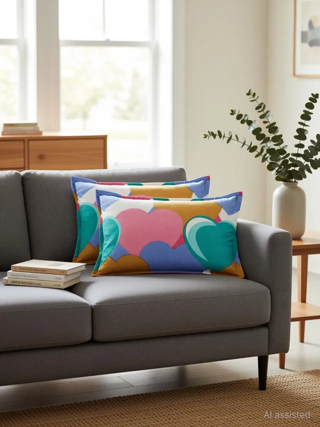 Homerica Cotton Pillows Cover