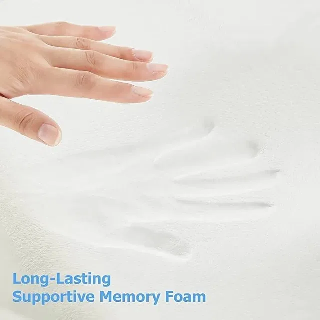 EVAGROW PLUS Memory Foam Orthopaedic Pillow Pack of 1 Solid Soft , comfortable, support neck and back , Relaxing pillow.