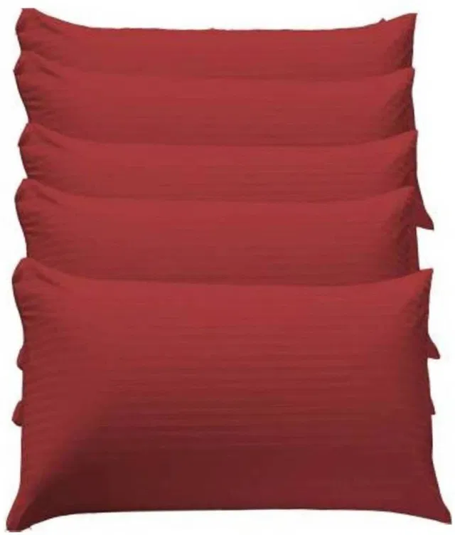Swikon star Polyester Fibre Sleeping Pillow Pack of 5 Stripes Fiber Pillow