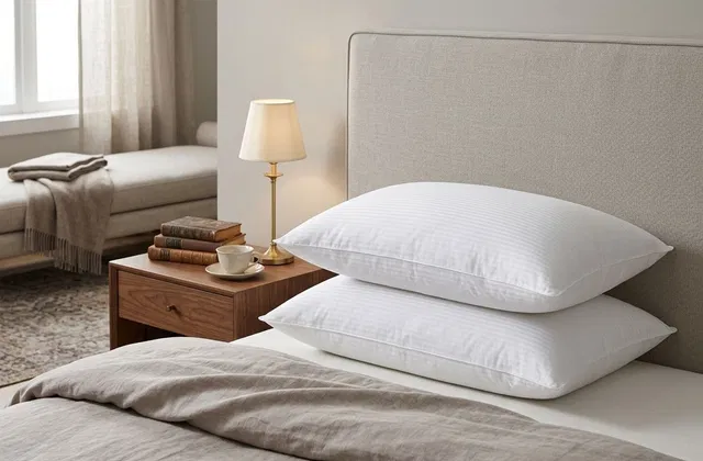 takiyawala Microfibre Sleeping Pillow Pack of 2 Stripes Takiyawala Pillow Set || Comfort Luxuruy Pillow