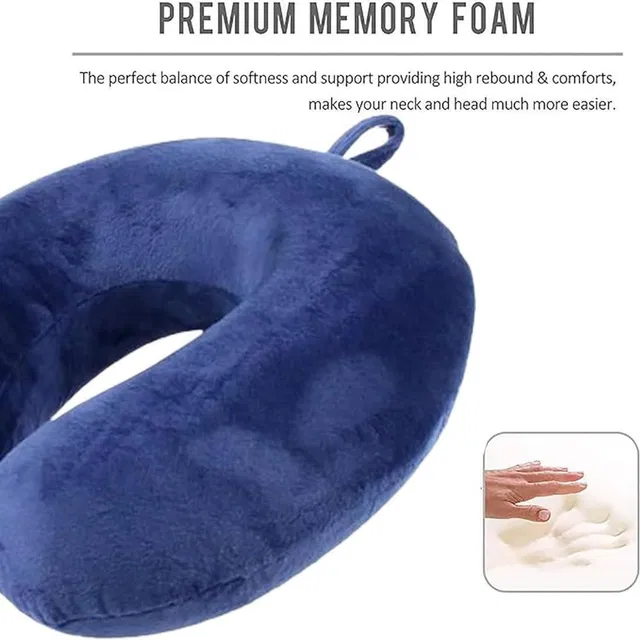 J S R Polyester Fibre Travel Pillow Pack of 1 Abstract Fashion
