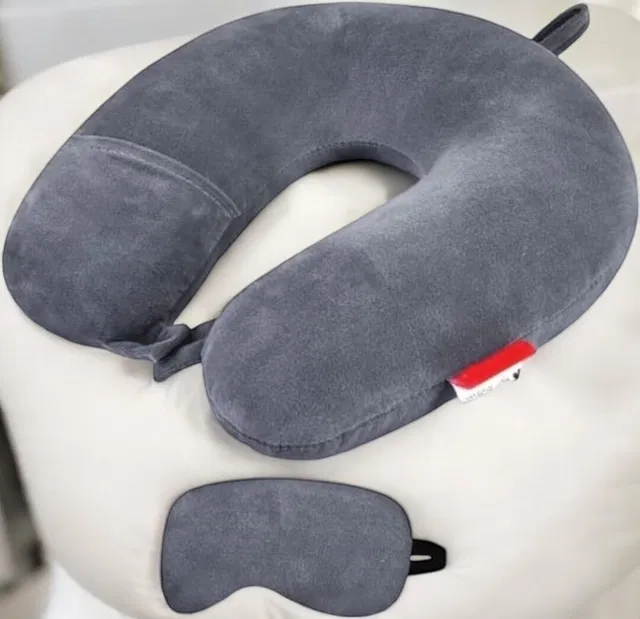 TrendTryst Ball Fibre Travel Pillow Pack of 1 Nature Fashion