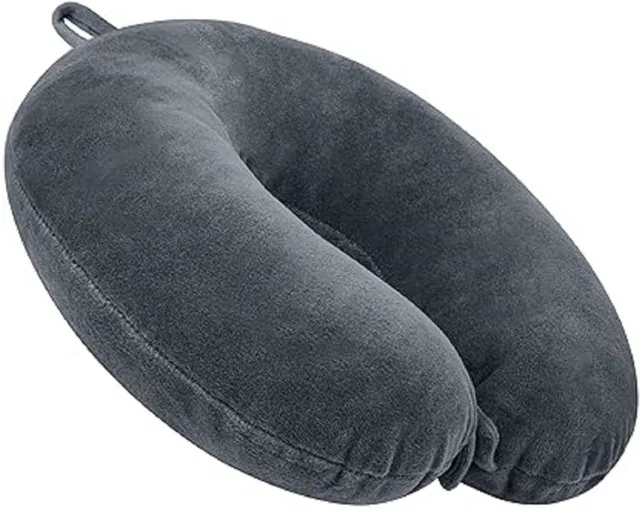 VISHAL TRADER Microfibre Travel Pillow Pack of 1 Solid u-shape cushion