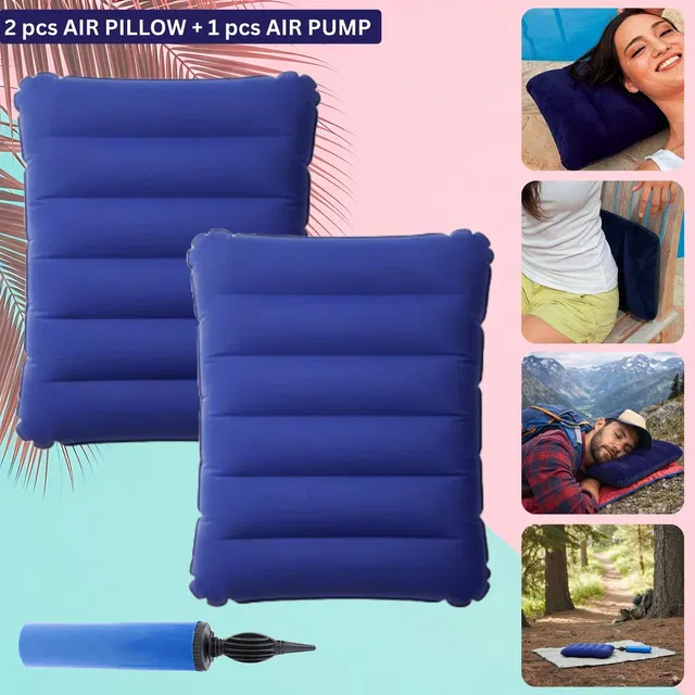 Truveli Air Travel Pillow Pack of 3 Solid Travelling