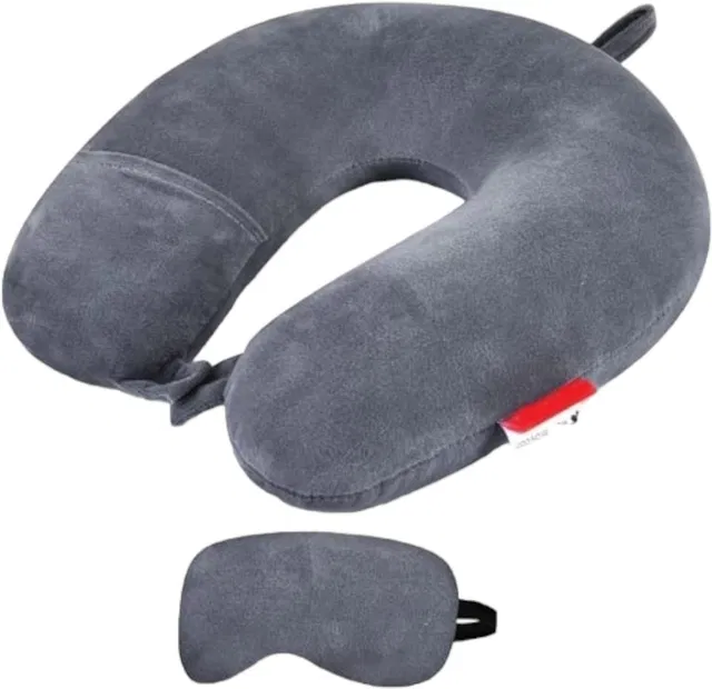 TrendTryst Polyester Fibre Travel Pillow Pack of 1 Nature Fashion