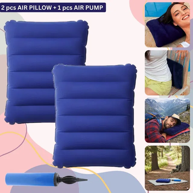 Truveli Air Travel Pillow Pack of 3 Solid Travelling