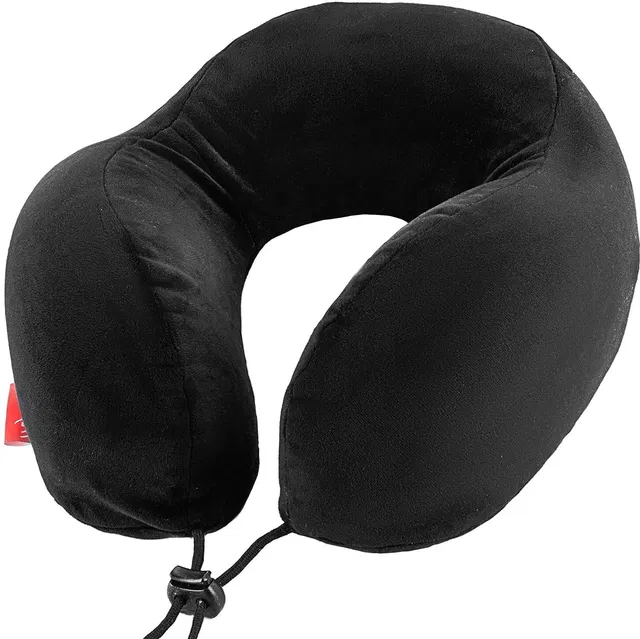 R K Fashion Memory Foam Travel Pillow Pack of 1 Solid Travelling