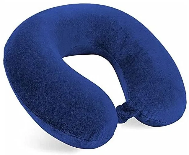Tarun Trading Microfibre Travel Pillow Pack of 1 Solid